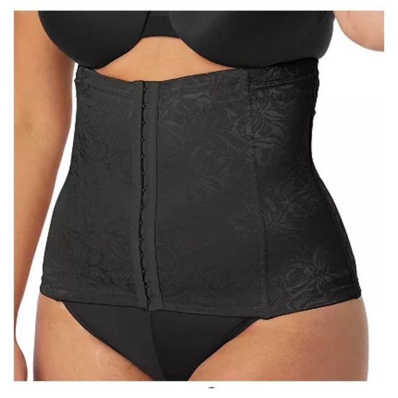 Maidenform New Black Floral Jacquard Waistnipper Size 2XL NWT - Picture 16 of 16